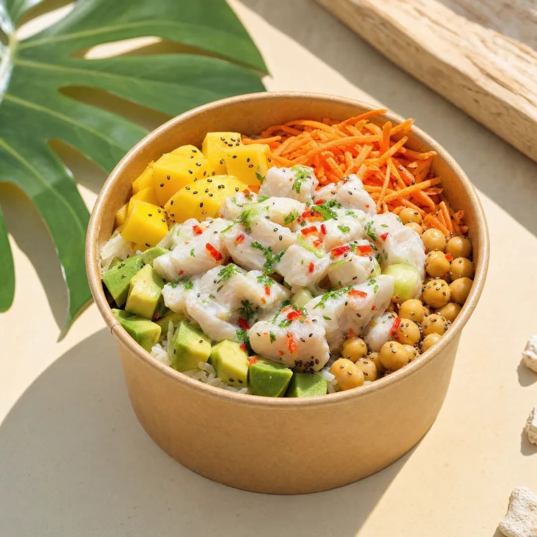 Poke bowl Honolili acoupa - Sunshine Lili food truck Cayenne